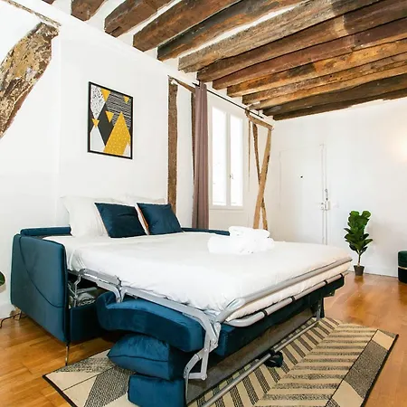 Appartement Bnbnova - 1br - Le Louvre & Rivoli Parijs